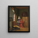 Le Tre Pazienze - Jehan Georges Vibert — quadro incorniciato alla parete