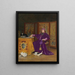 La Colère de l'évêque - Jehan Georges Vibert — quadro incorniciato alla parete