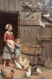 La Colombe blanche - Jennie Augusta Brownscombe — vista dell’opera