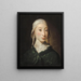 Una ragazza dell'Holstein - Jens Juel — quadro incorniciato alla parete