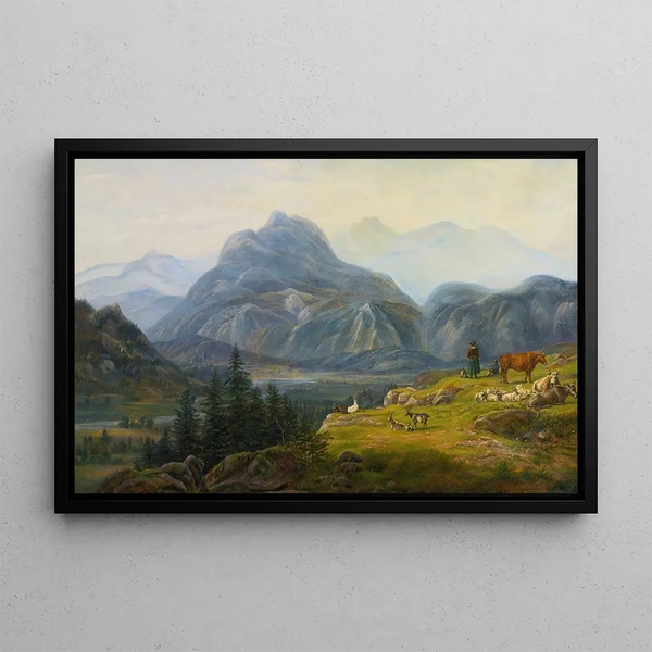 Jens Peter Mller - View From Giesbach At The Lake Of Brinzer With Interlaken And The Jura Mountains.webp