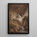Cascade sous une voûte en pierre - Jens Petersen Lund — quadro incorniciato alla parete