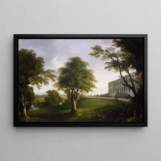 Jeremiah Hodges Mulcahy - A Landscape with Curragh Chase County Limerick.webp