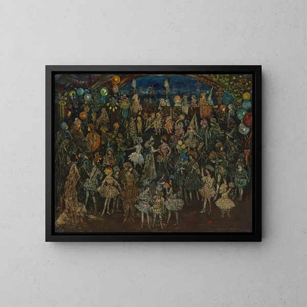 Fantasia danzante - Jerome Myers — quadro incorniciato alla parete