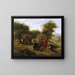 Raccolta di mele - Jerome Thompson — quadro incorniciato alla parete