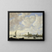 Vista del Merwede vicino a Dordrecht - Jeronymus van Diest II — quadro incorniciato alla parete