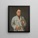 Autoritratto - Jerzy Ascher — quadro incorniciato alla parete