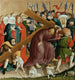 Gesù Cristo con la croce Le ali dell'altare di Wurzach in basso a sinistra - Hans Multscher — vista dell’opera