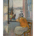 Riproduzione del dipinto Giovane Donna davanti alla Finestra Aperta all'Île d'Yeu - Henri Lebasque