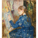 Riproduzione del dipinto Giovane ragazza che scrive - Berthe Morisot