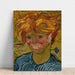 Riproduzione del dipinto Giovane Uomo con fiordaliso - Vincent van Gogh