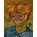 Riproduzione del dipinto Giovane Uomo con fiordaliso - Vincent van Gogh