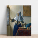 Riproduzione del dipinto Giovane donna con una brocca d'acqua - Johannes Vermeer