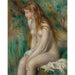 Riproduzione del dipinto Giovane ragazza nel bagno - Pierre-Auguste Renoir