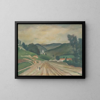 Plavecké Podhradie - Julius Schubert — quadro incorniciato alla parete