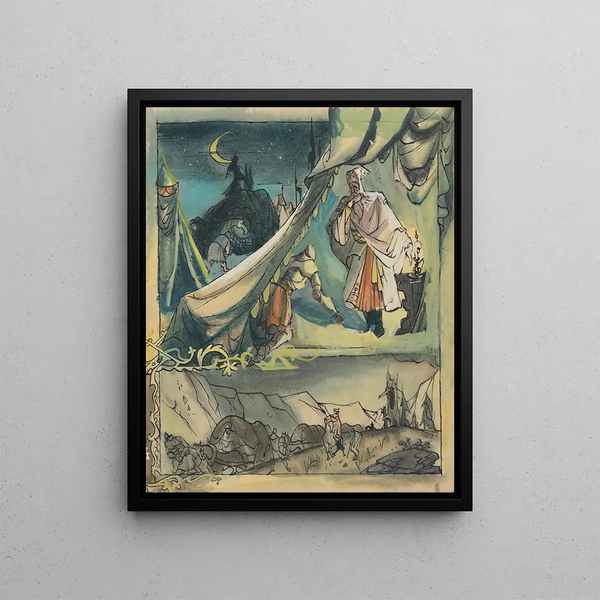 Illustrazione di fiabe - Jan Novák — quadro incorniciato alla parete