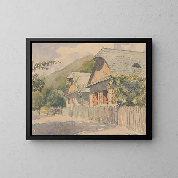 Dédina - John Thain — quadro incorniciato alla parete