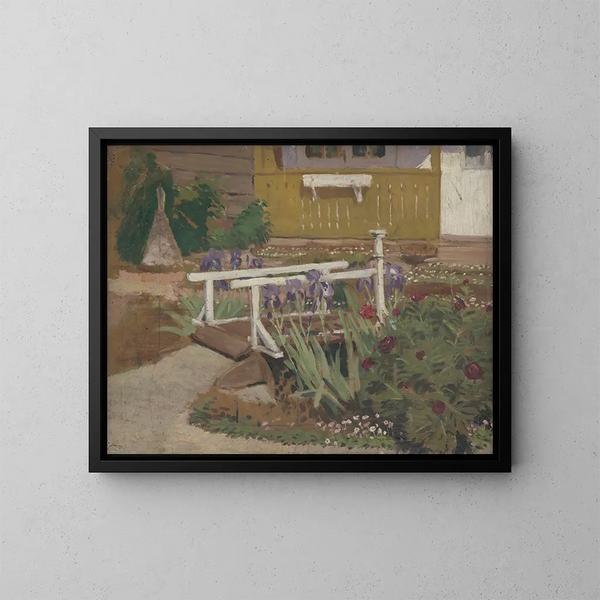 Giardino dell'artista - John Thain — quadro incorniciato alla parete