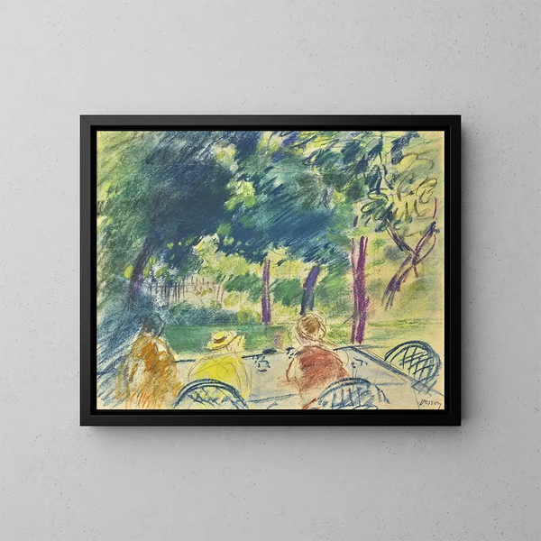 Nel parco - János Vaszary — quadro incorniciato alla parete
