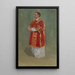 Figura di chierico - Joža Uprka — quadro incorniciato alla parete