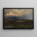 Paesaggio con cielo tempestoso - Joachim Frich — quadro incorniciato alla parete