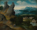 Paesaggio con la Fuga in Egitto - Joachim Patinier — vista dell’opera