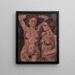 Donne nude - Joachim Weingart — quadro incorniciato alla parete