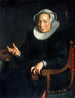 Ritratto di Christina Wtewael Van Halen - Joachim Wtewael — vista dell’opera