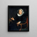 Ritratto di Christina Wtewael Van Halen - Joachim Wtewael — quadro incorniciato alla parete