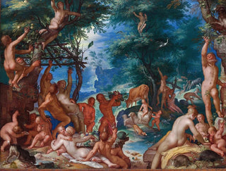 L'Âge d'or - Joachim Wtewael — vista dell’opera