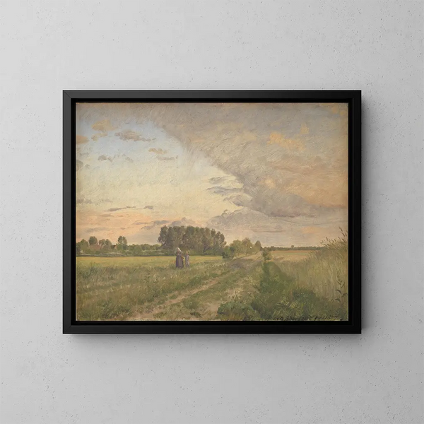Paesaggio estivo - Joakim Skovgaard — quadro incorniciato alla parete