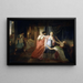 Proculeius che impedisce Cleopatra di pugnalarsi - Joannes Echarius Carolus Alberti — quadro incorniciato alla parete