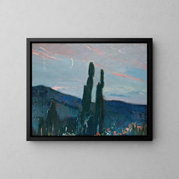 Crepuscolo - Joaquín Mir Trinxet — quadro incorniciato alla parete