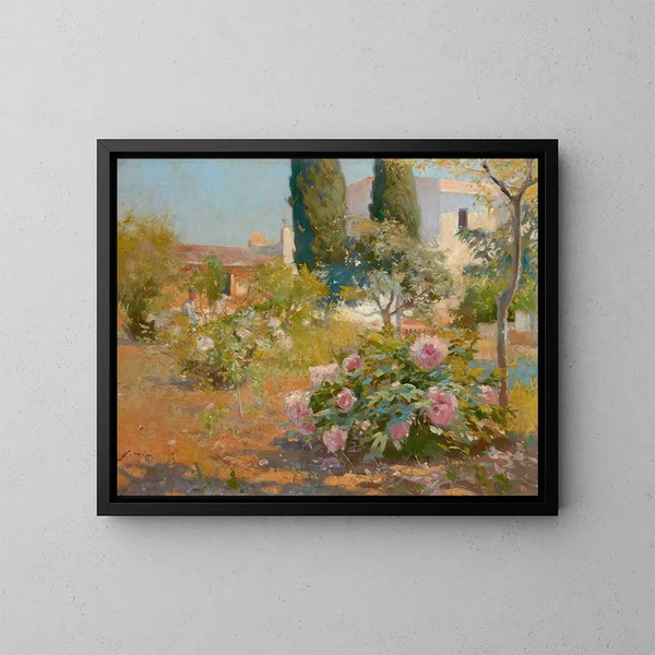 Giardino spagnolo - Joaquín Mir Trinxet — quadro incorniciato alla parete