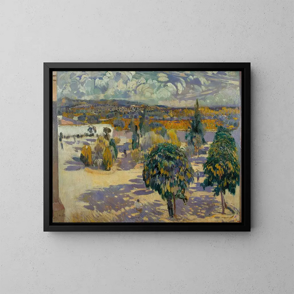 Cielo tempestoso - Joaquín Mir Trinxet — quadro incorniciato alla parete