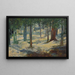 Foresta in autunno - Joaquín Clausell — quadro incorniciato alla parete