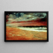 Fine pomeriggio sulla riva del mare, La Vague Rouge - Joaquín Clausell — quadro incorniciato alla parete