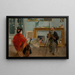 Nel laboratorio dell'artista - Joaquín González Ibáñez — quadro incorniciato alla parete