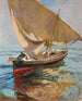 Sentier de pêche de Valence Partenza in mare Valenza - Joaquín Sorolla — vista dell’opera