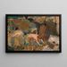 Bambini che cercano conchiglie - Joaquín Sorolla — quadro incorniciato alla parete