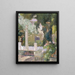 I giardini della casa di famiglia Sorolla - Joaquín Sorolla — quadro incorniciato alla parete