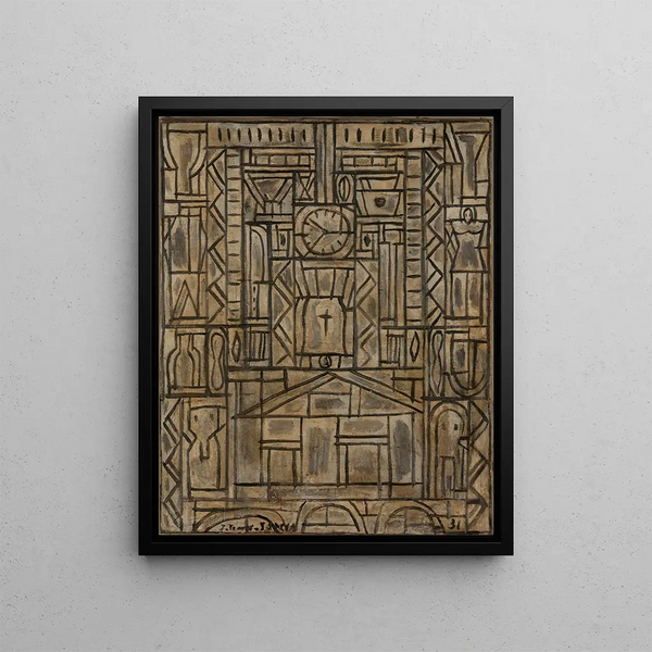 Contrasto - Joaquín Torres-García — quadro incorniciato alla parete