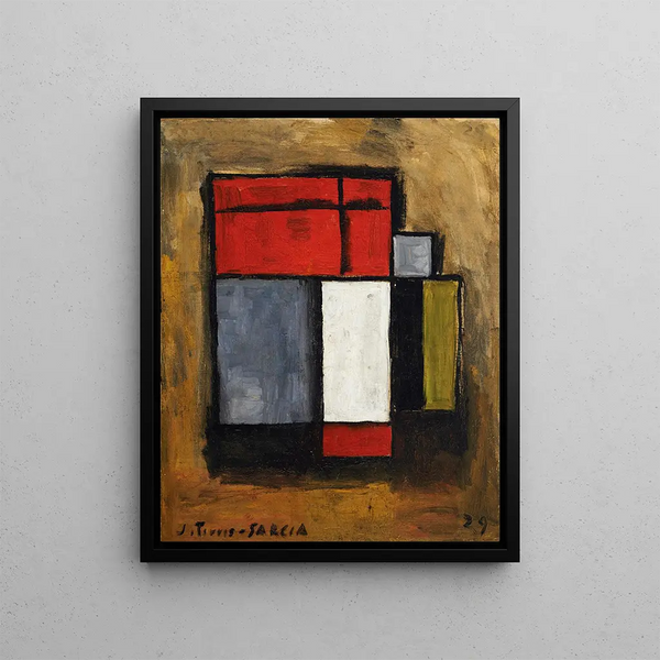 Forme astratte - Joaquín Torres-García — quadro incorniciato alla parete