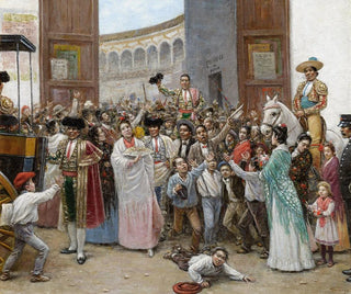 Joaqun Turina y Areal - Triumphal Exit from the Maestranza Bullring in Seville.webp