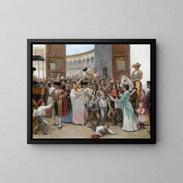 Uscita trionfale della Maestranza di Siviglia - Joaquín Turina y Areal — quadro incorniciato alla parete