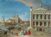 La Piazzetta con Santa Maria della Salute oltre Venezia - Johan Anton Richter — vista dell’opera