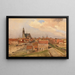 Vista di Maassluis - Johan Barthold Jongkind — quadro incorniciato alla parete