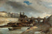 Bateau-Lavoir vicino al Pont-Neuf Parigi - Johan Barthold Jongkind — vista dell’opera