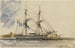 Bateau à voile accosté - Johan Barthold Jongkind — vista dell’opera