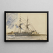 Bateau à voile accosté - Johan Barthold Jongkind — quadro incorniciato alla parete